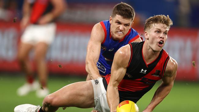 The Bombers drafted Ben Hobbs with their first selection last year. Picture: Michael Klein