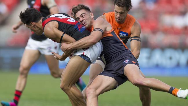 Stephen Coniglio was everywhere in Round 1. Picture: AAP Images