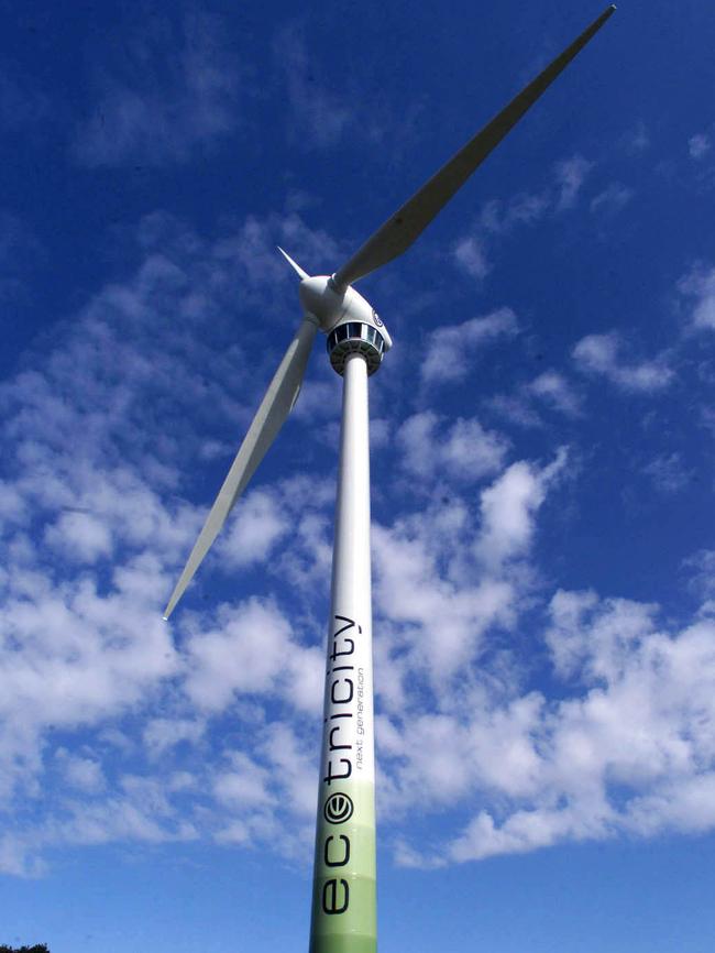 A power turbine electricity generator Norfork, England.