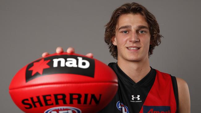 The Bombers drafted Harrison Jones at pick 30 in 2019. Picture: Dylan Burns/AFL Photos