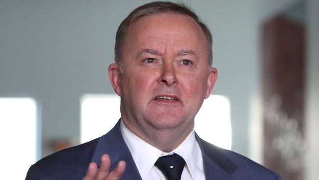 Anthony Albanese at Parliament House yesterday. Picture: Kym Smith