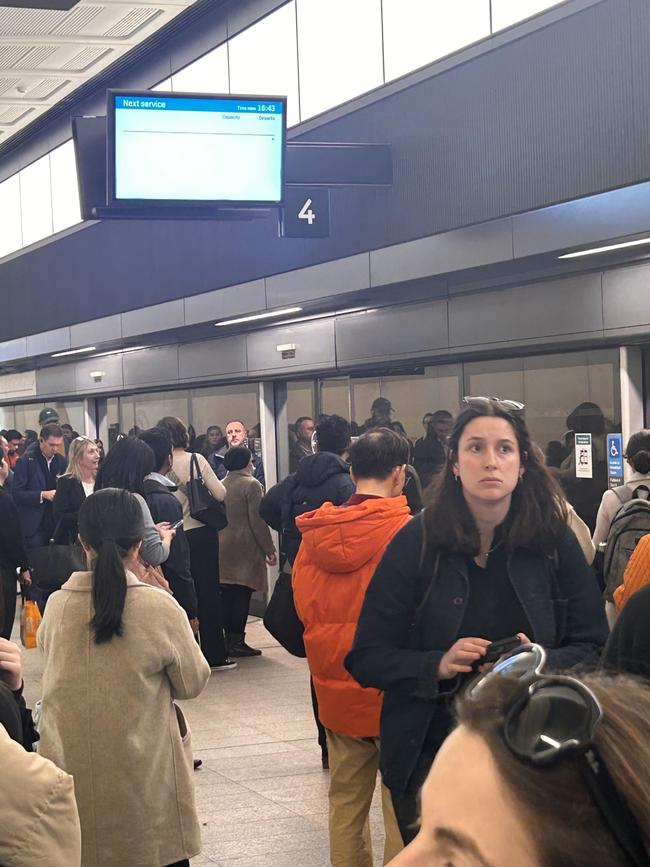 Services along the Metro line have been delayed since 4pm.