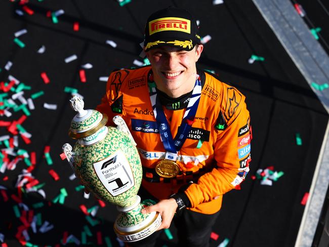 Piastri secured his maiden F1 win in Hungary earlier this this season. Picture: Getty