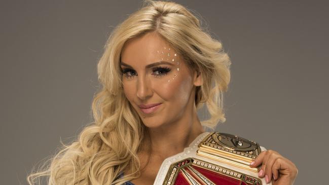 Ripley’s opponent, Charlotte Flair. Picture: WWE.