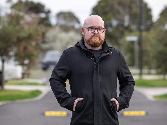 27-08-2024 Luke Hinsley was long term unemployed until two years ago when he was successful in securing employment at Barwon Foundation. Picture: Brad Fleet