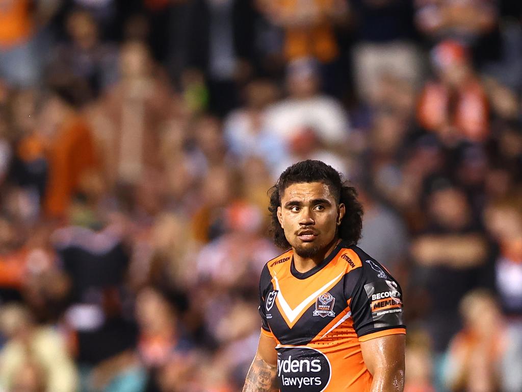 Isaiah Papali‘i has defended Leichhardt oval as a home ground. Picture: Jeremy Ng/Getty Images