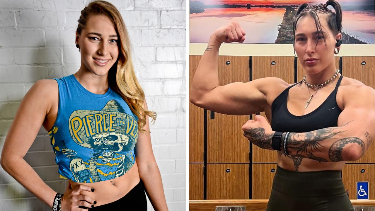 It has been quite the transformation for Rhea Ripley.