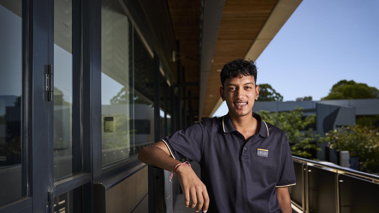 The 15-year-old Glenunga International High School student believes high-rise prefabricated apartments are the best way to provide more affordable housing options. Picture: Matt Loxton