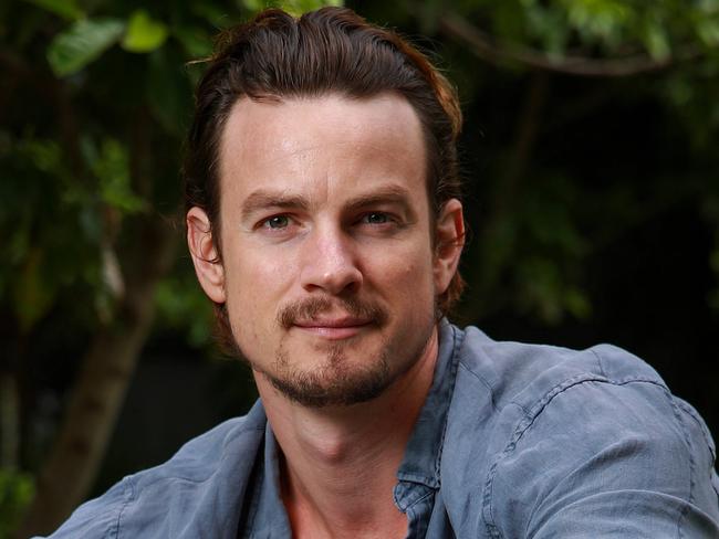 Australian actor Luke Cook, known for Hollywood roles in Chilling Adventures of Sabrina and Guardians of the Galaxy, in Sydney, today.Picture:Justin Lloyd
