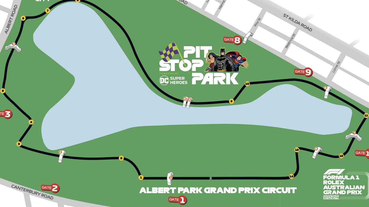 The weather at Albert Park is looking perfect for the weekend. Picture: Getty Images