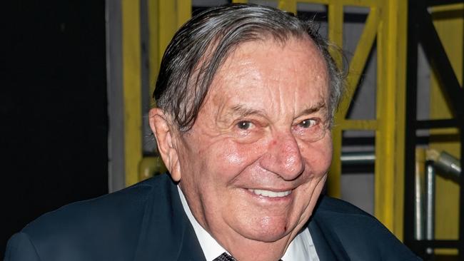 Barry Humphries at a gala night in London in 2017. Picture: Bonnie Britain/SOPA Images/LightRocket via Getty Images