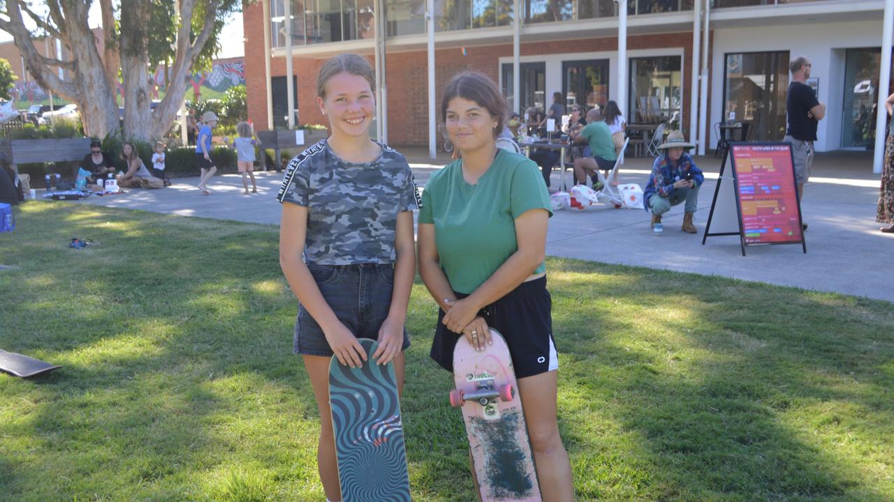 Maha Grierson-Jones and Bailey Ramble at The Lismore Quad.