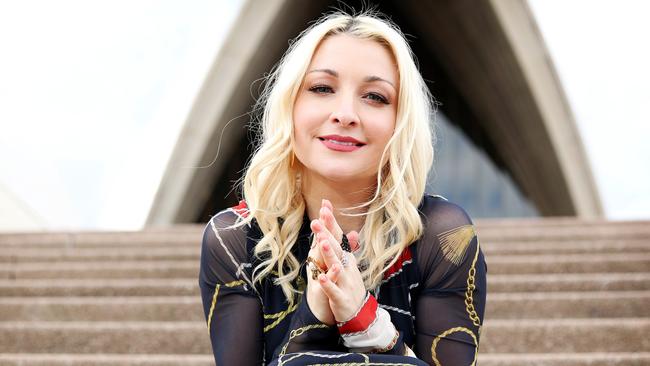 DAILY TELEGRAPH - Pictured is Kate Miller-Heidke outside the Sydney Opera House today. Picture: Tim Hunter.