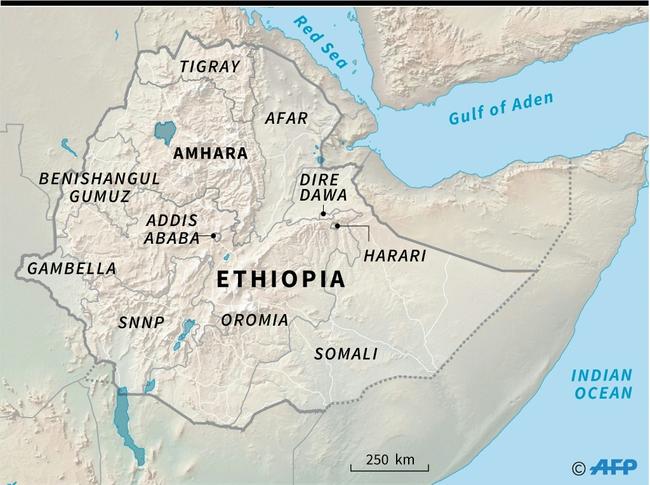 The accident took place in southern Ethiopia