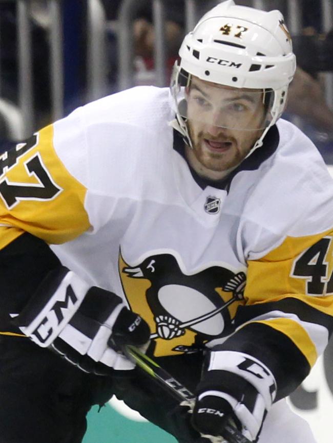 Pittsburgh Penguins forward Adam Johnson. AP Photo/Paul Vernon, File.