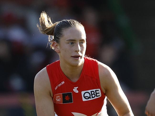 SydneyÃs Laura Gardiner during the AFLW Round 1 Sydney Derby match   between the Sydney Swans and GWS Giants at North Sydney Oval on September 3, 2023. Photo by Phil Hillyard(Image Supplied for Editorial Use only - **NO ON SALES** - Â©Phil Hillyard )