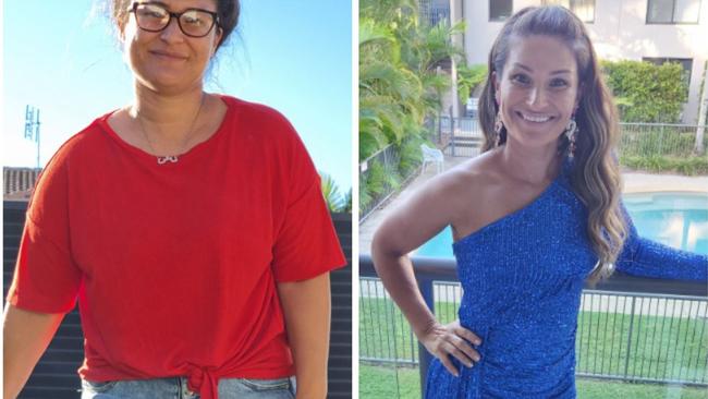 Tash Fernandez lost 24kg.