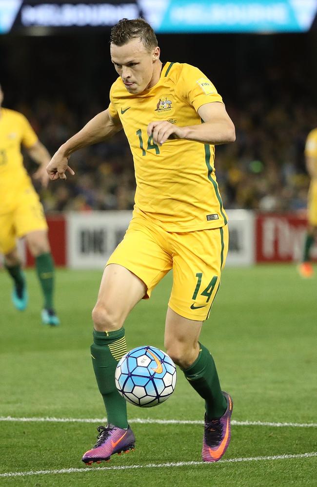 Socceroos left back Brad Smith.