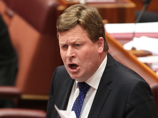 Directive ... Senator Michael Ronaldson has told Target to take three Camp Gallipoli products off the shelf. Picture: News Corp Australia