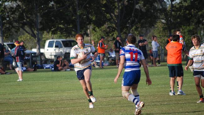 Dylan Napa in action for St Patrick's College