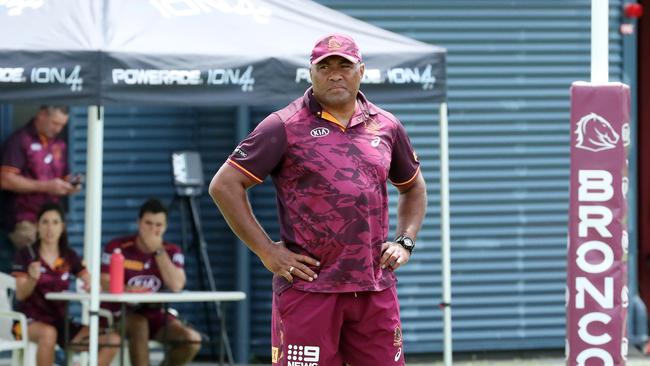 Petero Civoniceva, Brisbane Broncos training, Red Hill. Photographer: Liam Kidston.