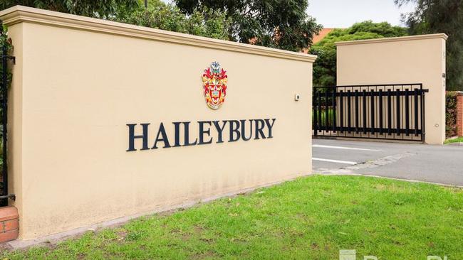 Haileybury College has been fined over the death of a groundskeeper while he was pruning a tree.