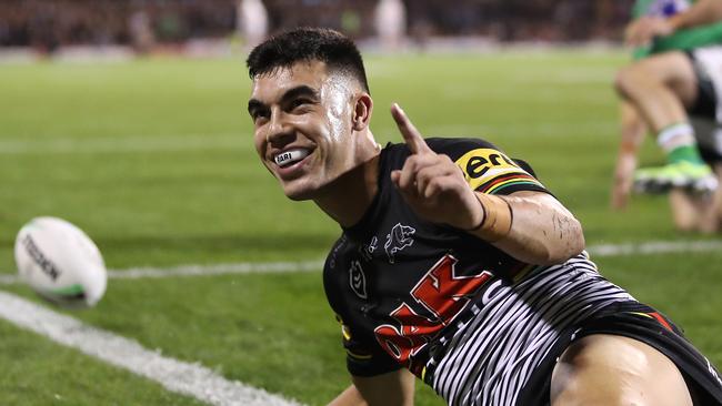 An attacking masterclass by the Panthers has extended their regular season winning streak to 20 games. Picture: Getty Images.