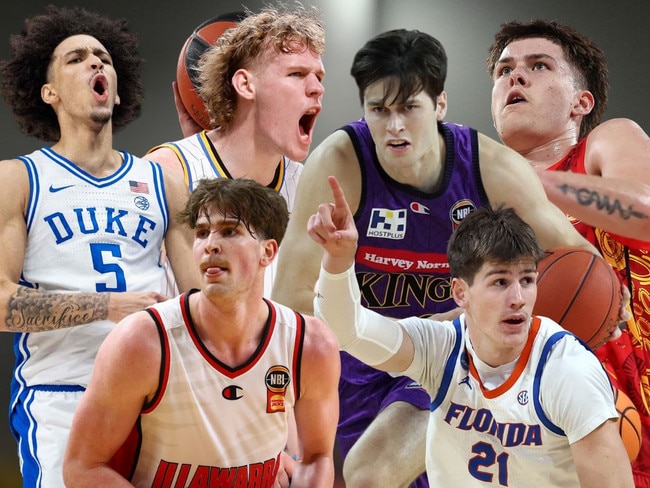 The six Australians eyeing big things in the 2025 NBA Draft.