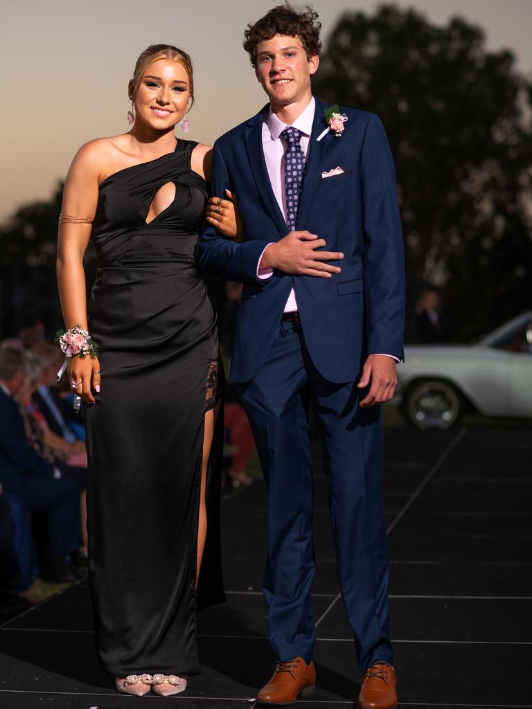 Ally Green and Ben Van Bael at the 2024 Rockhampton Grammar School formal.