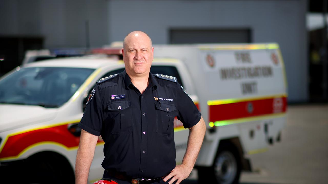 Inspector Daren Mallouk, manager of the State Fire Investigation Unit. Photo: Steve Pohlner