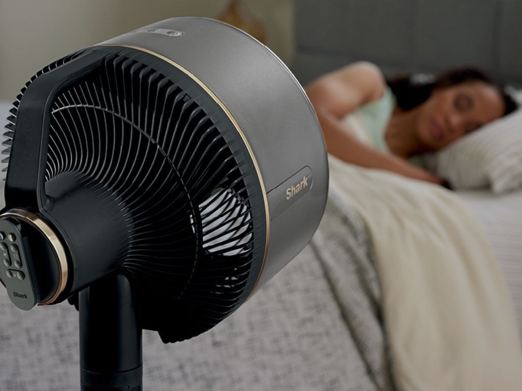 This fan manages to stay whisper quiet without short changing on power. Picture: Shark.