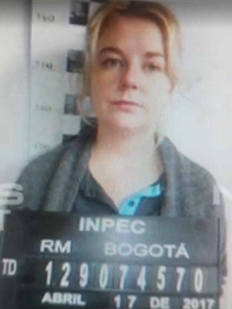 Cassie Sainsbury’s police mug shot. Picture: 7 News