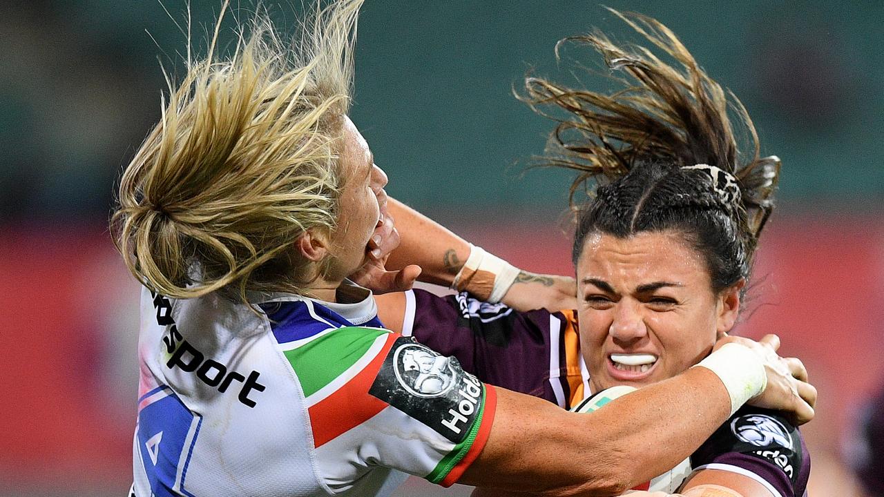 The NRL should be encouraging the NRLW to continue building a game that is unique from the mens sport. Picture: AAP.