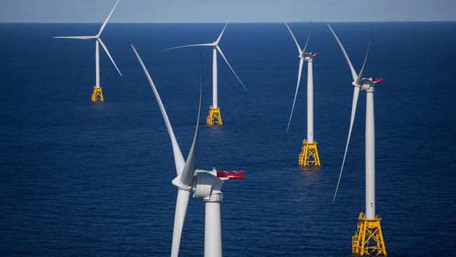 The GE-Alstom Block Island Wind Farm off Block Island, Rhode Island, U.S. Picture: Eric Thayer/Bloomberg