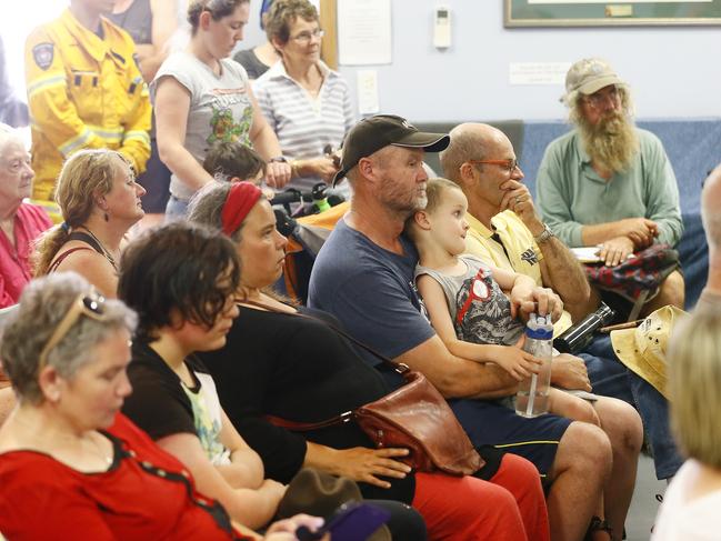 Residents at the information session at the Geeveston Community Hall. Picture: MATT THOMPSON