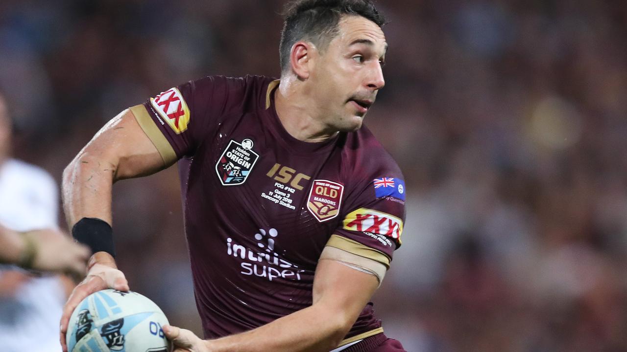 Classic Billy Slater will not be seen in Maroon colours again.. Picture. Phil Hillyard