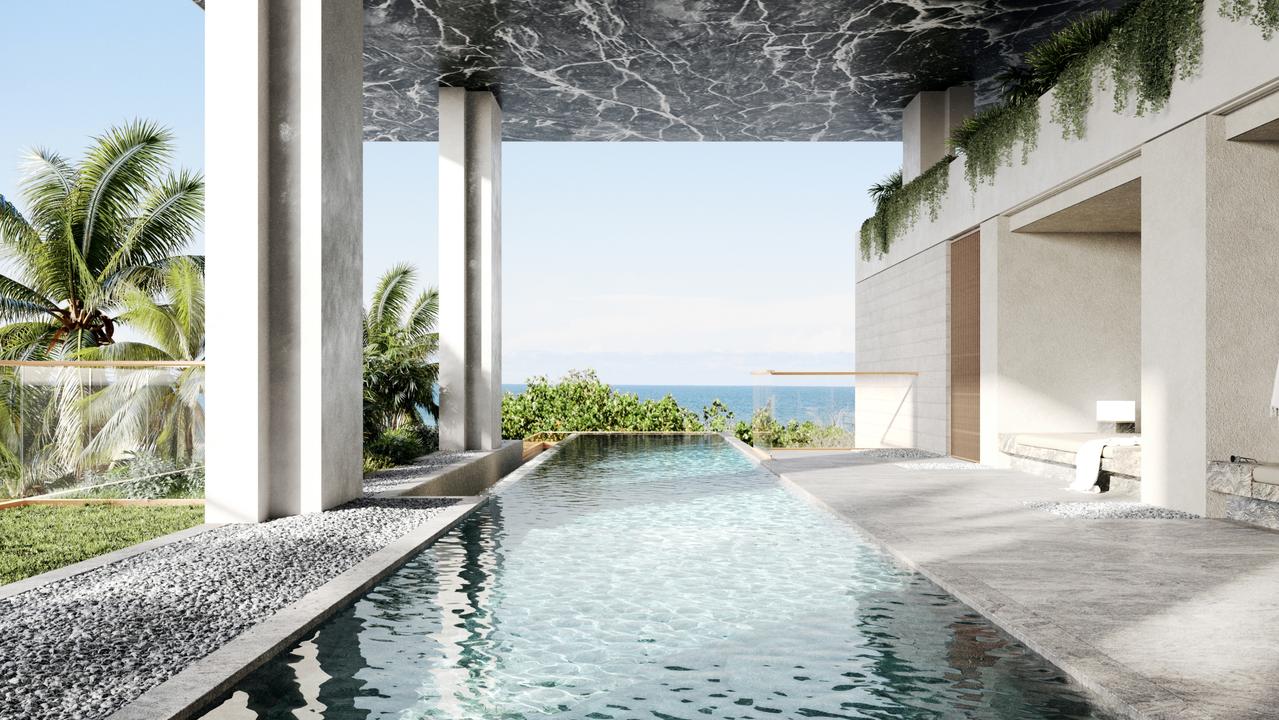 Artist impression of Sea Glass at Broadbeach. Picture: File