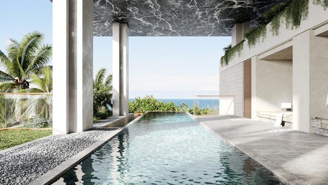 Artist impression of Sea Glass at Broadbeach. Picture: File