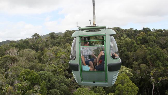 Civic leaders say a cableway would be an essential piece of tourism infrastructure for the city. Picture: Tom Lee