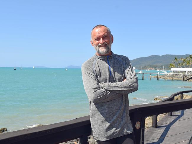 Dr John Hadok, the doctor who treated the shark attack victim Justine Barwick, who was bitten on the upper right leg while swimming in Cid Harbour, in the Whitsundays.