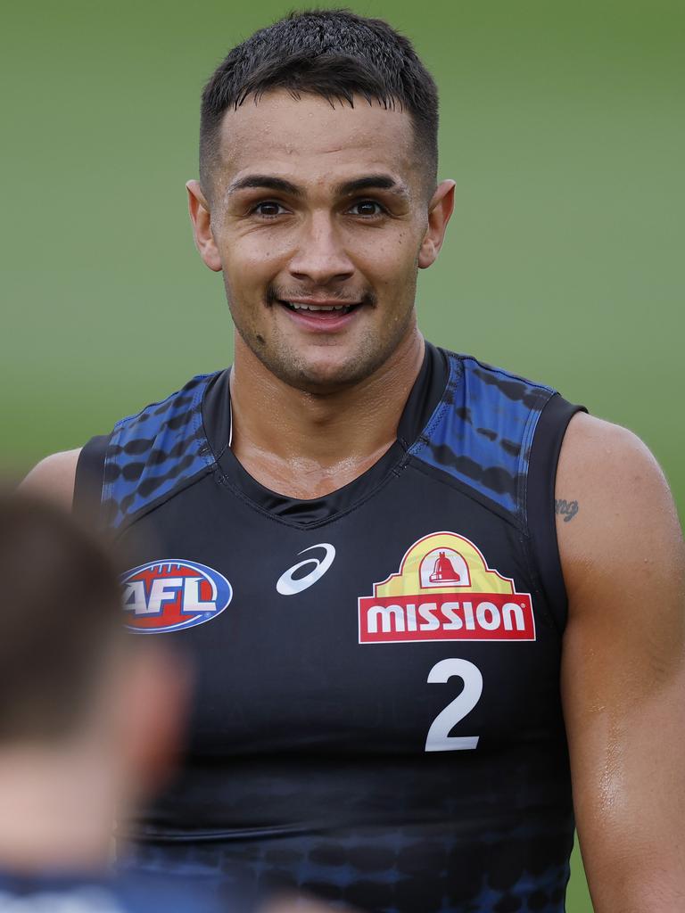 The young gun only returned to training in mid-February. Picture: Michael Klein