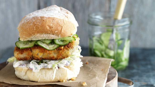 This fish burger is worth trying at least once.