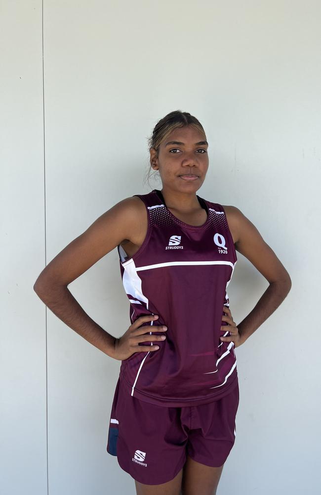 QLD School Sport Netball Under-19 girls. Pictured: Sonny Ragget