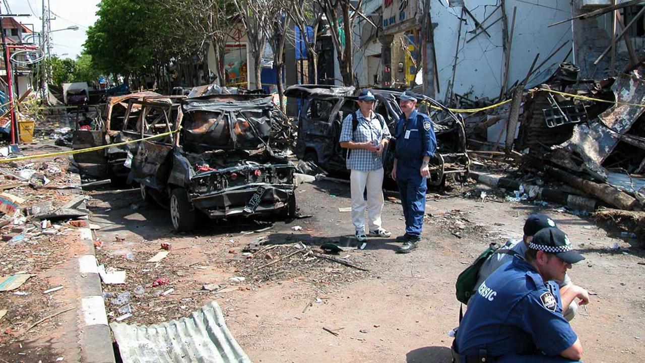 Australian Federal Police travelled to Bali in 2002 to help investigate. Picture: Supplied