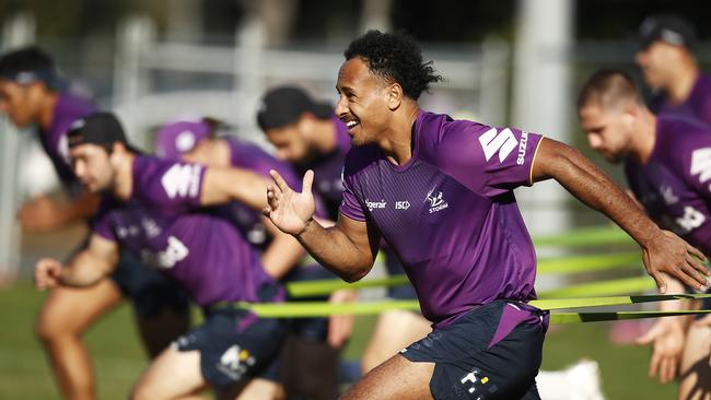 Melbourne Storm players and officials will relocate to Sydney. Picture: Getty Images