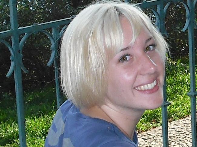 Aust murder victim Britt Lapthorne during her European trip 05 Oct 2008.