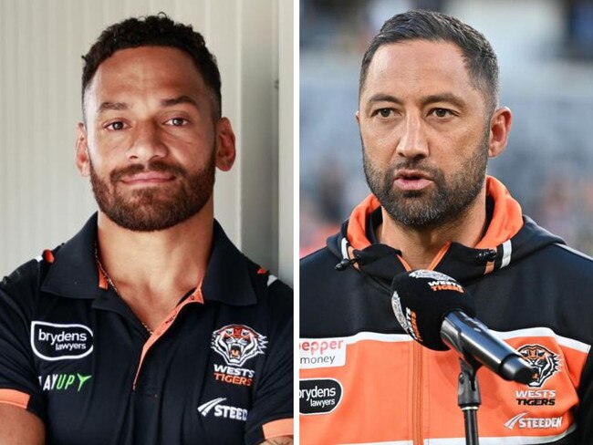 Api Koroisau and Benji Marshall. Photos: News Corp/Getty Images