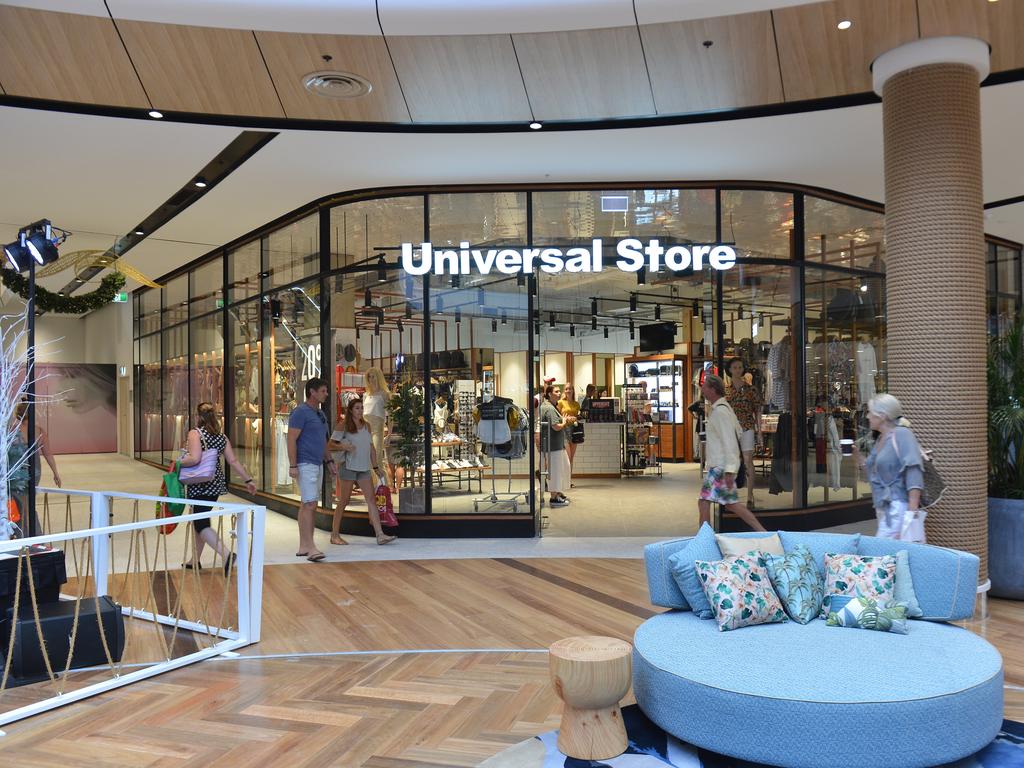 Universal Store the opening of the Sunshine Plaza at the Sunshine Coast today.