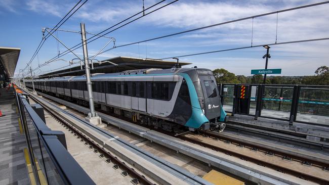 Preparations  for opening day of the Sydney Metro Northwest at Kellyville station. Kellyville station will provide rail access and a public transport interchange for people living at Kellyville, Beaumont Hills and Stanhope Gardens. Picture: Supplied by Transport for NSW  