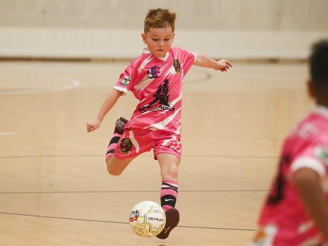 The Hrstville Barbarians V Bundaberg Wild Cats at the Gold Coast International Futsal tournament.Picture: Glenn Campbell